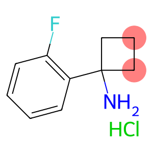 1-Amino-1-(2-fluorophenyl)cyclobutane hydrochloride, 1-(1-Aminocyclobut-1-yl)-2-fluorobenzene hydrochloride