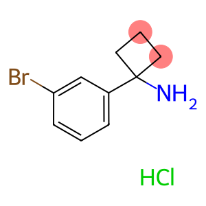 1-Amino-1-(3-bromophenyl)cyclobutane hydrochloride, 1-(1-Aminocyclobut-1-yl)-3-bromobenzene hydrochloride