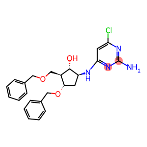 5-[(2-AMino-6-chloro-4-pyriMidinyl-13C2)aMino]-3-(phenylMethoxy)-2-[(phenylMethoxy)Methyl]cyclopentanol