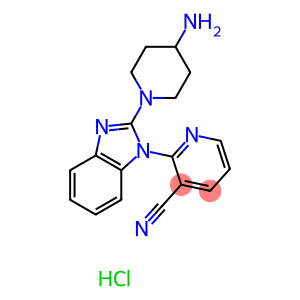 2-[2-(4-Amino-piperidin-1-yl)-benzoimidazol-1-yl]-nicotinonitrile hydrochloride