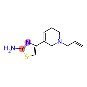 2-Amino-4-[(1-(2-propenyl)-1,2,5,6-tetrahydropyridin)-3-yl]thiazole