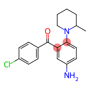 5-Amino-4'-chloro-2-(2-methyl-1-piperidinyl)benzophenone