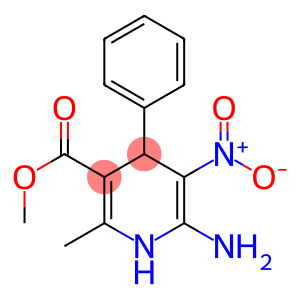 6-Amino-1,4-dihydro-2-methyl-5-nitro-4-[phenyl]nicotinic acid methyl ester