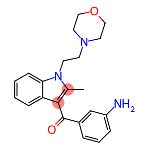 3-(3-Aminobenzoyl)-2-methyl-1-[2-morpholinoethyl]-1H-indole