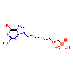 [6-(2-Amino-6-hydroxy-9H-purin-9-yl)hexyloxy]methylphosphonic acid