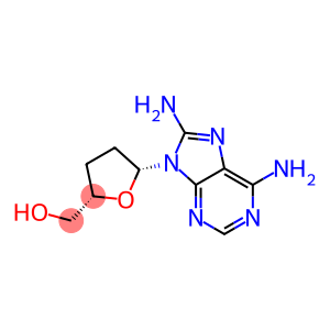 8-Amino-2',3'-dideoxyadenosine