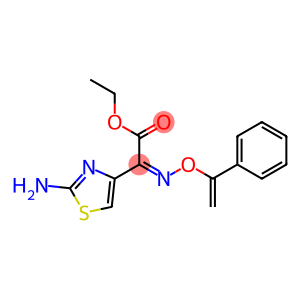 (2-Amino-4-thiazolyl)[(Z)-[(1-phenylvinyl)oxy]imino]acetic acid ethyl ester