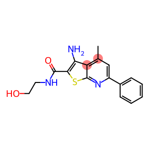 3-Amino-N-(2-hydroxyethyl)-4-methyl-6-phenylthieno[2,3-b]pyridine-2-carboxamide