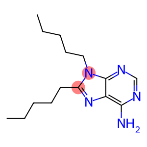 6-Amino-8,9-dipentyl-9H-purine