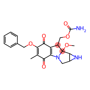 8-[[(Aminocarbonyl)oxy]methyl]-6-benzyloxy-1,1a,2,8,8a,8b-hexahydro-8a-methoxy-5-methylazirino[2',3':3,4]pyrrolo[1,2-a]indole-4,7-dione