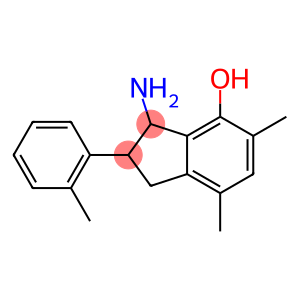 3-Amino-2,3-dihydro-5,7-dimethyl-2-(2-methylphenyl)-1H-inden-4-ol