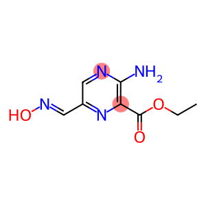 2-Amino-5-[(hydroxyimino)methyl]pyrazine-3-carboxylic acid ethyl ester