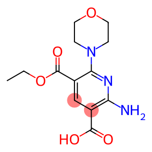 2-Amino-6-morpholinopyridine-3,5-dicarboxylic acid 5-ethyl ester