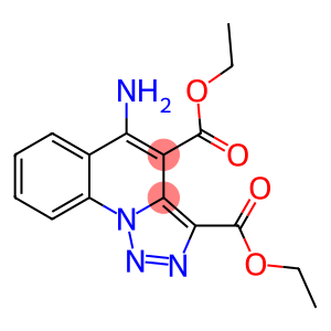 5-Amino[1,2,3]triazolo[1,5-a]quinoline-3,4-dicarboxylic acid diethyl ester