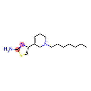 2-Amino-4-[(1-heptyl-1,2,5,6-tetrahydropyridin)-3-yl]thiazole