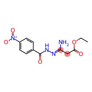 3-Amino-3-[2-(4-nitrobenzoyl)hydrazono]propanoic acid ethyl ester