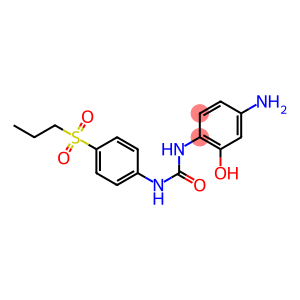 5-Amino-2-[N'-(4-propylsulfonylphenyl)ureido]phenol