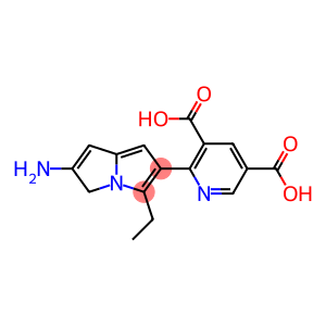 2-Amino-6-pyrrolizinopyridine-3,5-dicarboxylic acid 5-ethyl ester