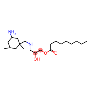 3-[[N-(3-Nonanoyloxy-2-hydroxypropyl)amino]methyl]-3,5,5-trimethylcyclohexylamine