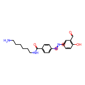 4'-[(6-Aminohexyl)carbamoyl]-4-hydroxyazobenzene-3-carbaldehyde