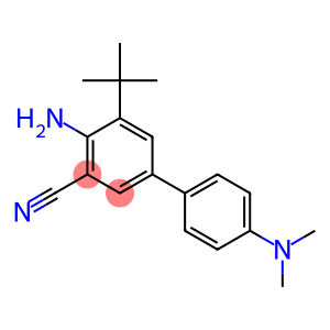 4-Amino-5-tert-butyl-4'-(dimethylamino)biphenyl-3-carbonitrile