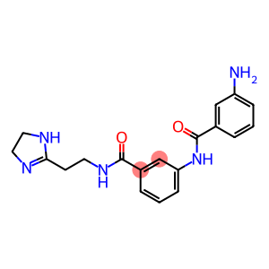 3-[[3-Aminobenzoyl]amino]-N-[2-[(4,5-dihydro-1H-imidazol)-2-yl]ethyl]benzamide