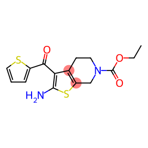 2-Amino-3-(2-thienylcarbonyl)-4,5,6,7-tetrahydro-6-ethoxycarbonylthieno[2,3-c]pyridine