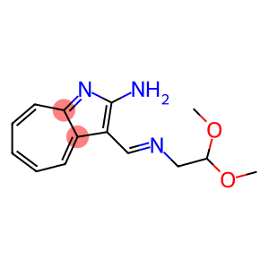 2-Amino-3-(2,2-dimethoxyethyliminomethyl)cyclohepta[b]pyrrole