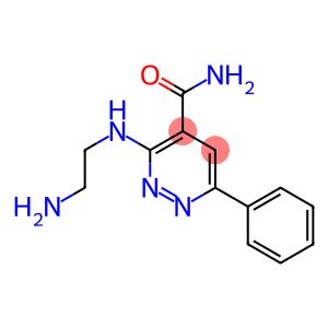 3-(2-Aminoethylamino)-6-phenylpyridazine-4-carboxamide