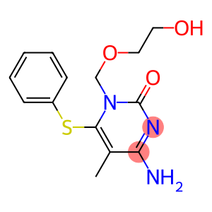 4-Amino-1-[(2-hydroxyethoxy)methyl]-5-methyl-6-phenylthiopyrimidin-2(1H)-one