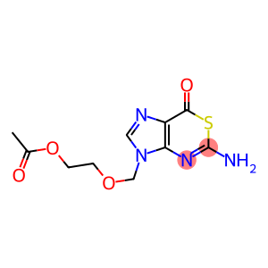 5-Amino-3-[(2-acetoxyethoxy)methyl]imidazo[4,5-d][1,3]thiazin-7(3H)-one