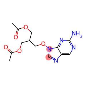 2-Amino-9-(3-acetyloxy-2-acetyloxymethylpropyloxy)-9H-purine