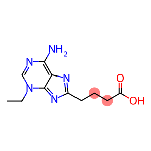 4-(6-Amino-3-ethyl-3H-purin-8-yl)butyric acid