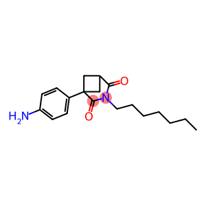 1-(4-Aminophenyl)-3-heptyl-3-azabicyclo[3.1.1]heptane-2,4-dione