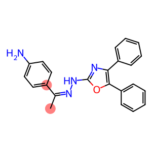 4'-Aminoacetophenone (4,5-diphenyloxazol-2-yl)hydrazone