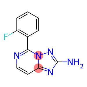 2-Amino-5-[2-fluorophenyl][1,2,4]triazolo[1,5-c]pyrimidine