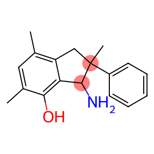 3-Amino-2,3-dihydro-2,5,7-trimethyl-2-phenyl-1H-inden-4-ol