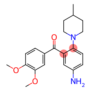 5-Amino-3',4'-dimethoxy-2-(4-methyl-1-piperidinyl)benzophenone