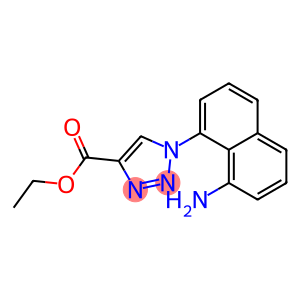 1-(8-Amino-1-naphtyl)-1H-1,2,3-triazole-4-carboxylic acid ethyl ester