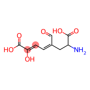 7-Amino-5-formyl-2-hydroxy-2,4-octadienedioic acid