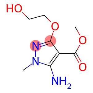 5-Amino-3-(2-hydroxyethoxy)-1-methyl-1H-pyrazole-4-carboxylic acid methyl ester