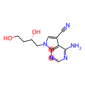 4-Amino-7-[(S)-2,4-dihydroxybutyl]-7H-pyrrolo[2,3-d]pyrimidine-5-carbonitrile