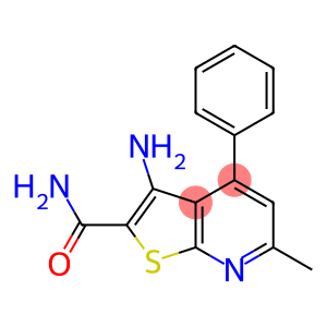 3-Amino-4-phenyl-6-methylthieno[2,3-b]pyridine-2-carboxamide