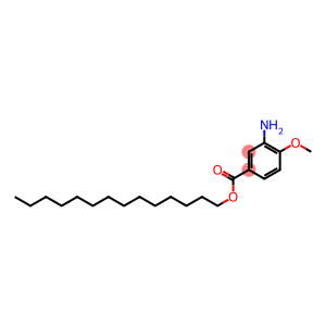 3-Amino-4-methoxybenzoic acid tetradecyl ester