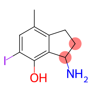 3-Amino-2,3-dihydro-5-iodo-7-methyl-1H-inden-4-ol