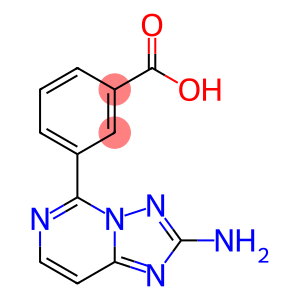 3-(2-Amino[1,2,4]triazolo[1,5-c]pyrimidin-5-yl)benzoic acid