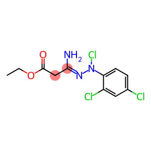 3-Imino-3-[2-(2,4,6-trichlorophenyl)hydrazino]propionic acid ethyl ester