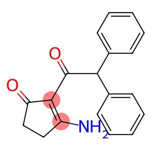 3-Amino-2-(diphenylacetyl)-2-cyclopenten-1-one