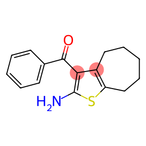 2-Amino-3-benzoyl-5,6,7,8-tetrahydro-4H-cyclohepta[b]thiophene