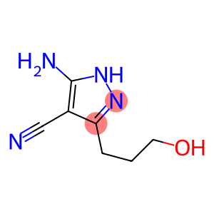 5-Amino-3-[3-hydroxypropyl]-1H-pyrazole-4-carbonitrile